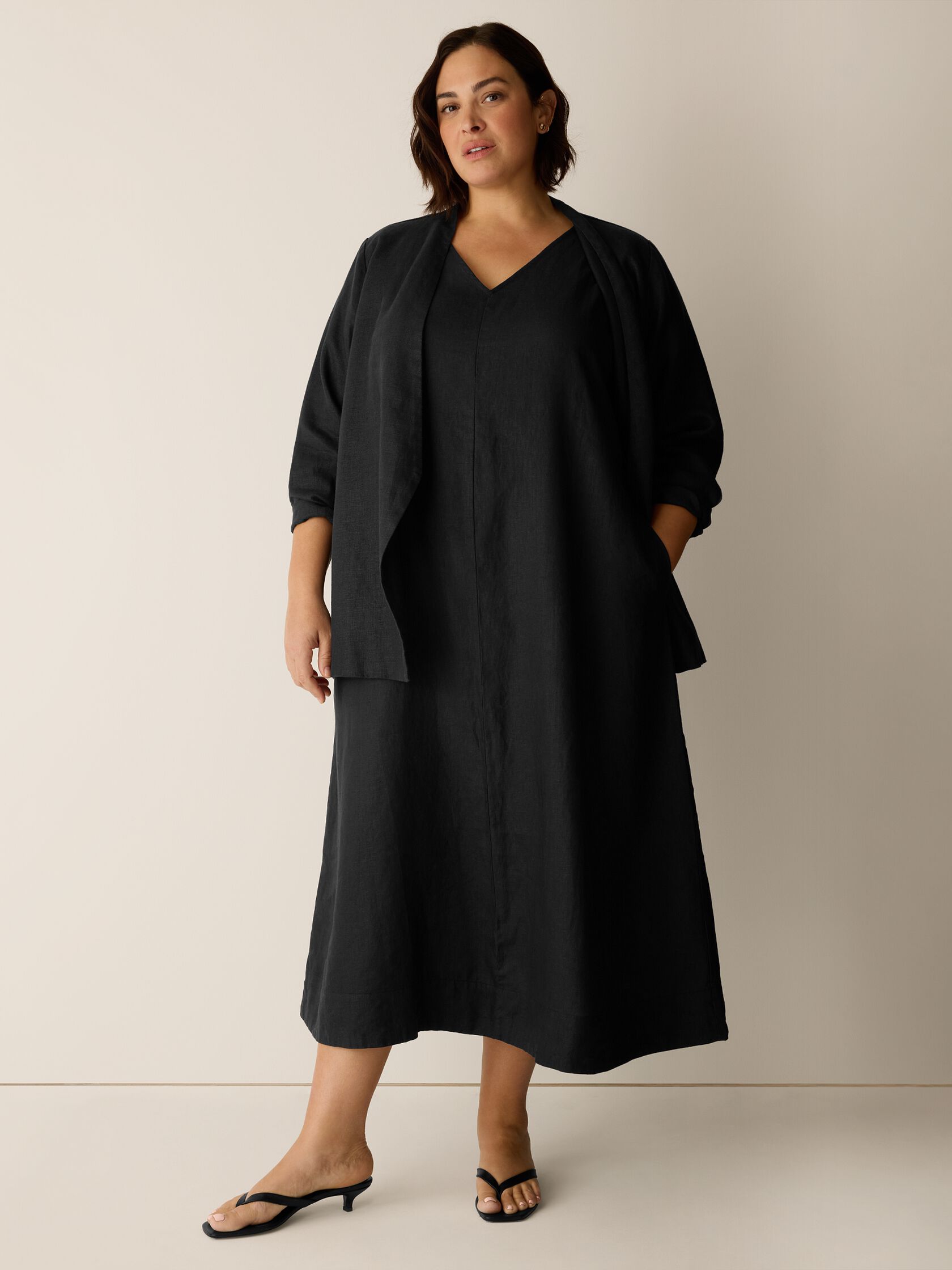 Organic Linen Easy Dress