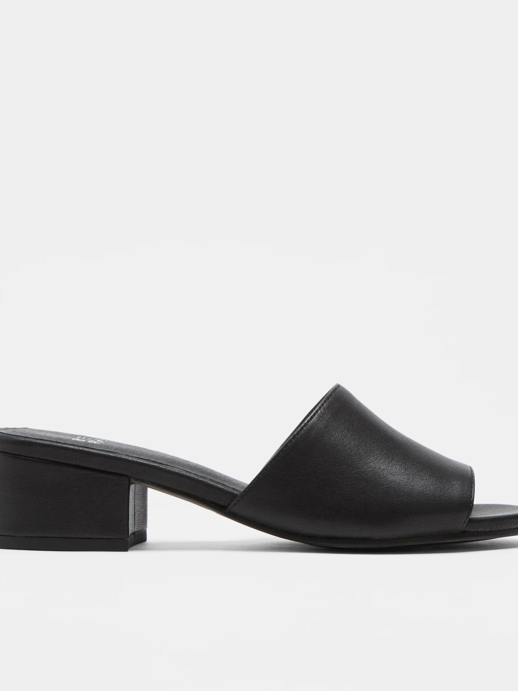 Tea Leather Slide Sandal