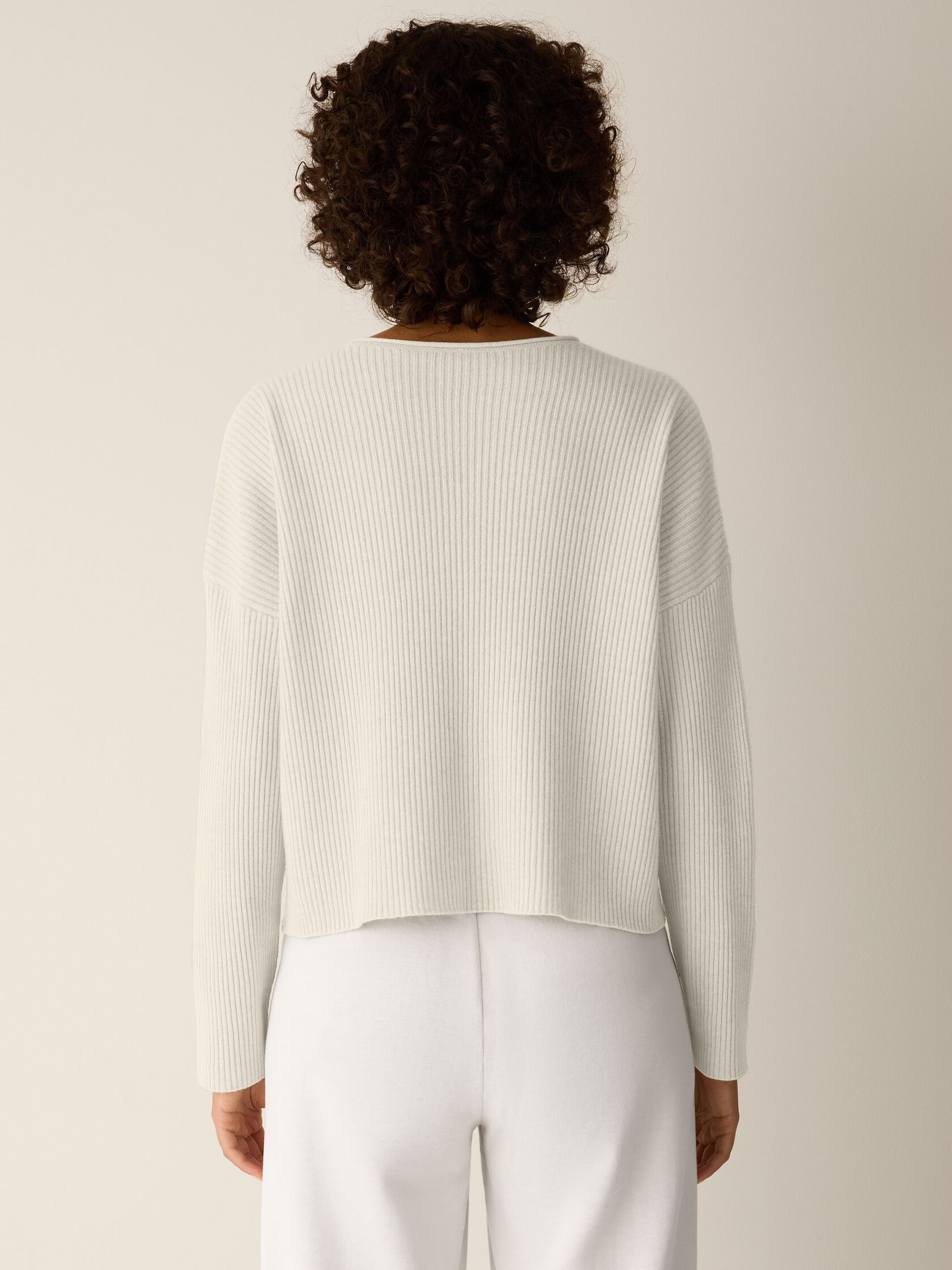 Italian Cashmere Crew Neck Top