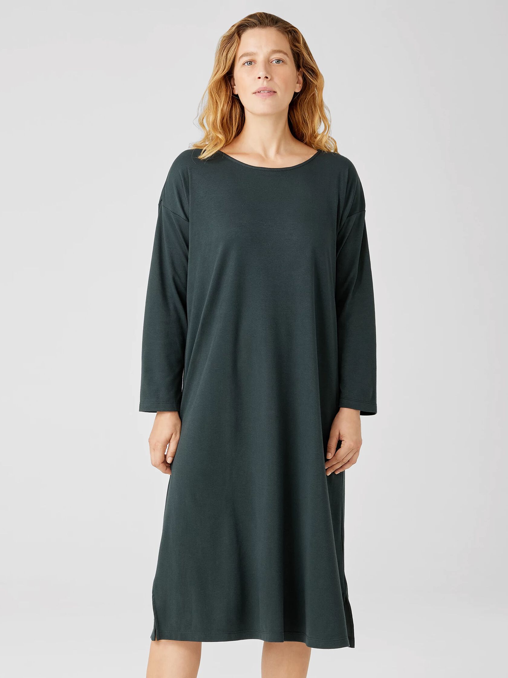 Cozy Organic Cotton Interlock Dress