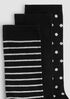 Cotton Trouser Sock 3-Pack
