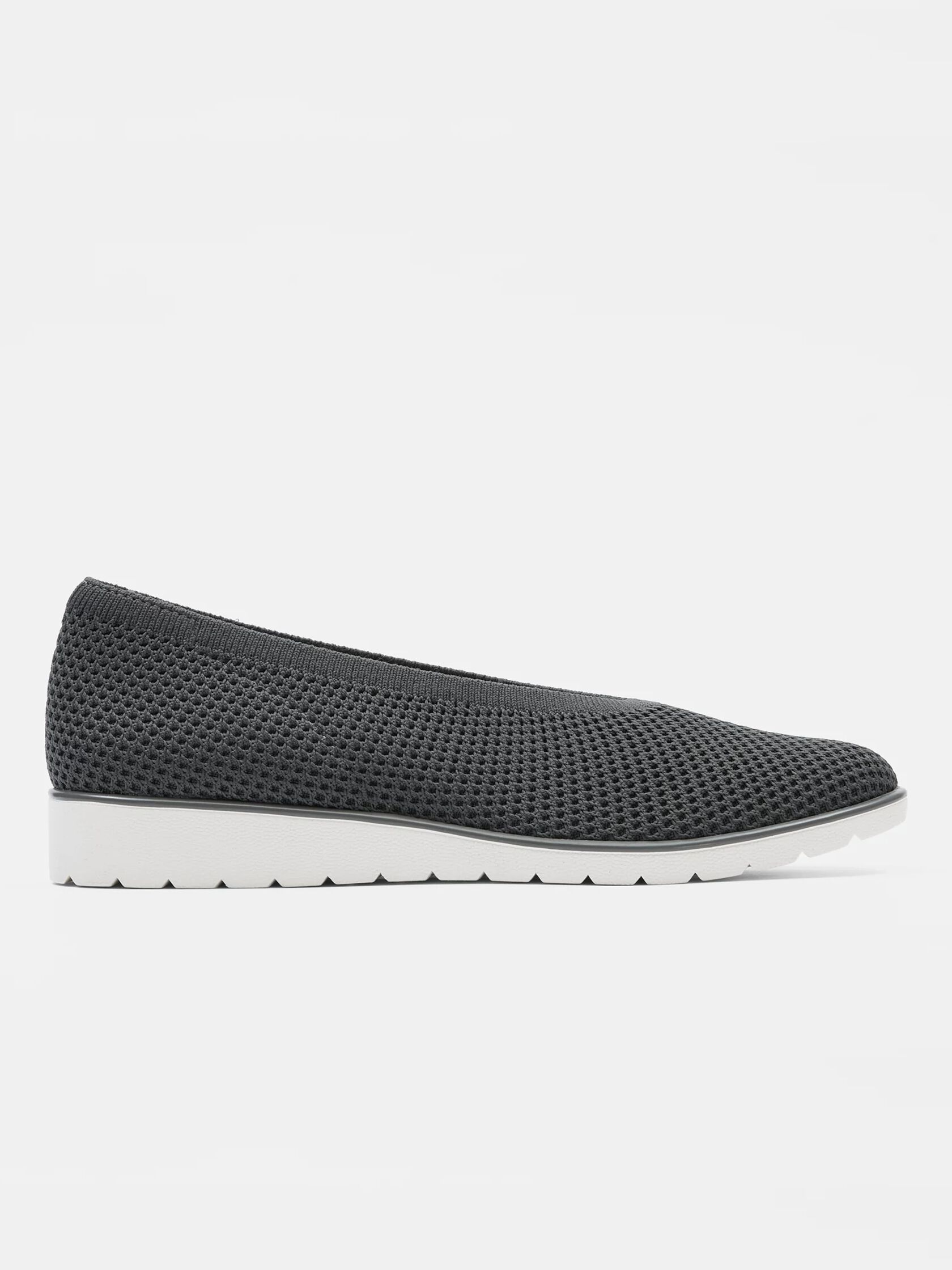 Heaven Stretch Knit Wedge Ballet Flat