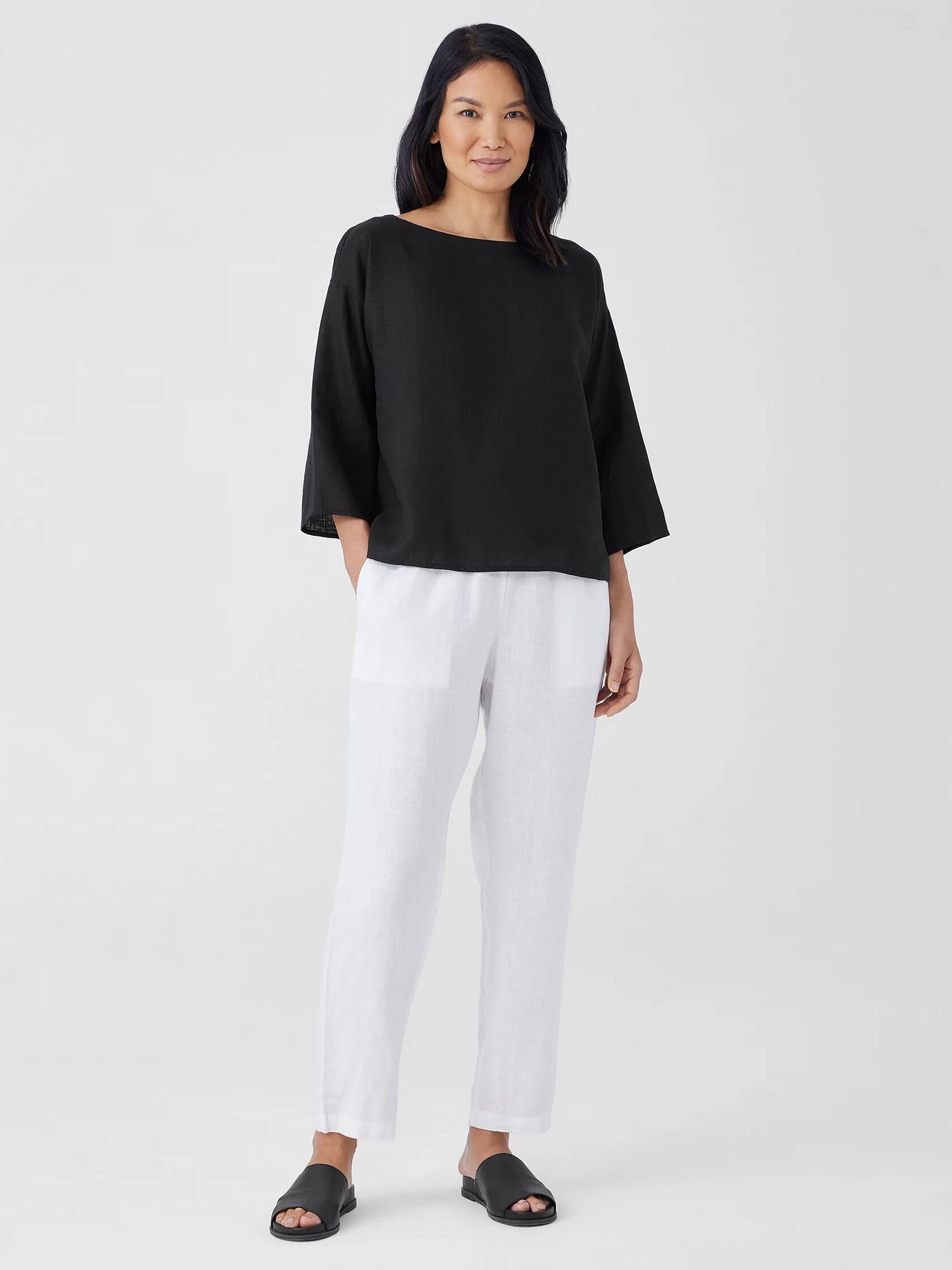 Organic Handkerchief Linen Box-Top