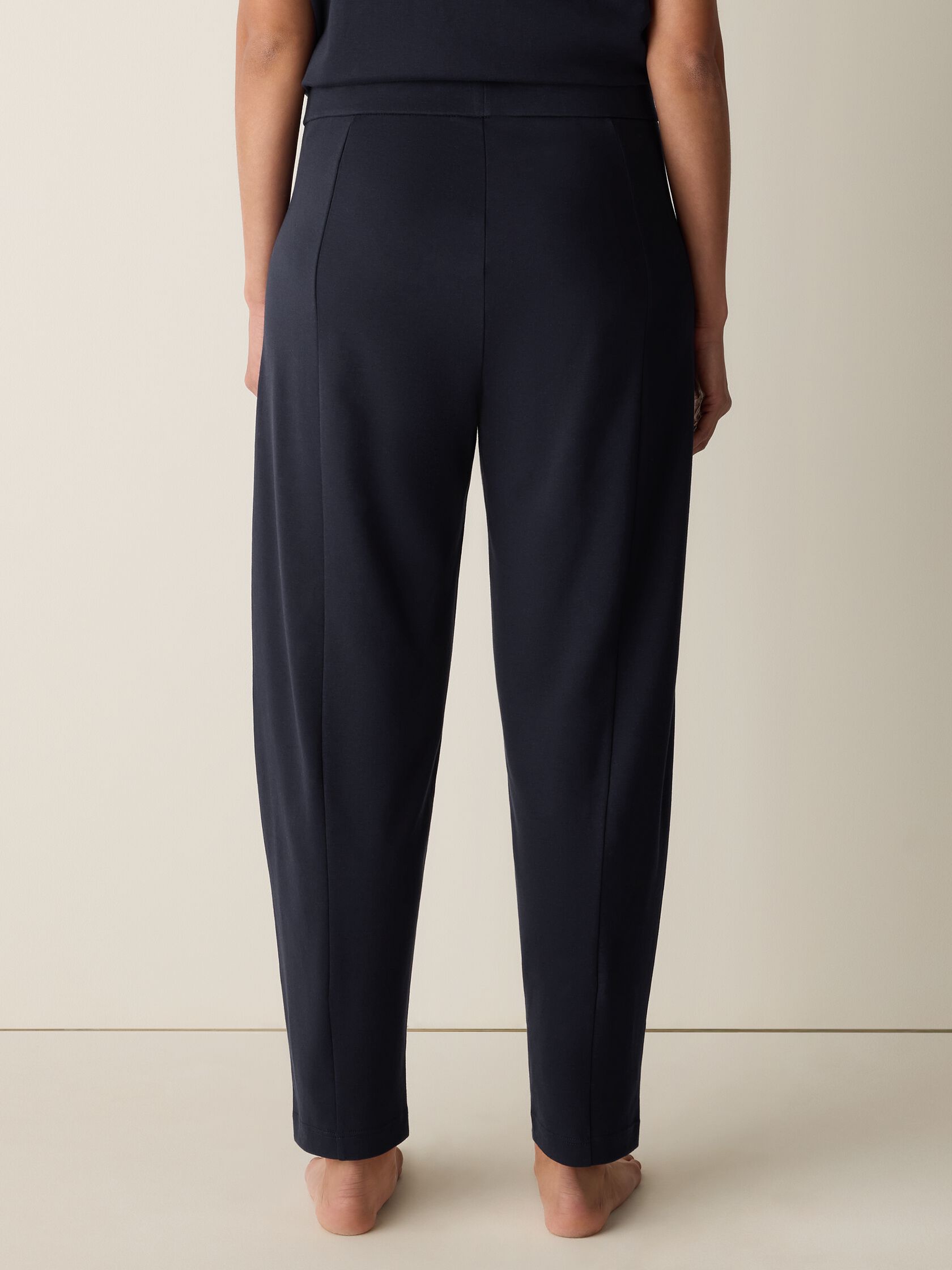 Organic Cotton Interlock Lantern Sleep Pant
