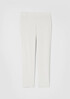 System Washable Stretch Crepe Slim Ankle Pant