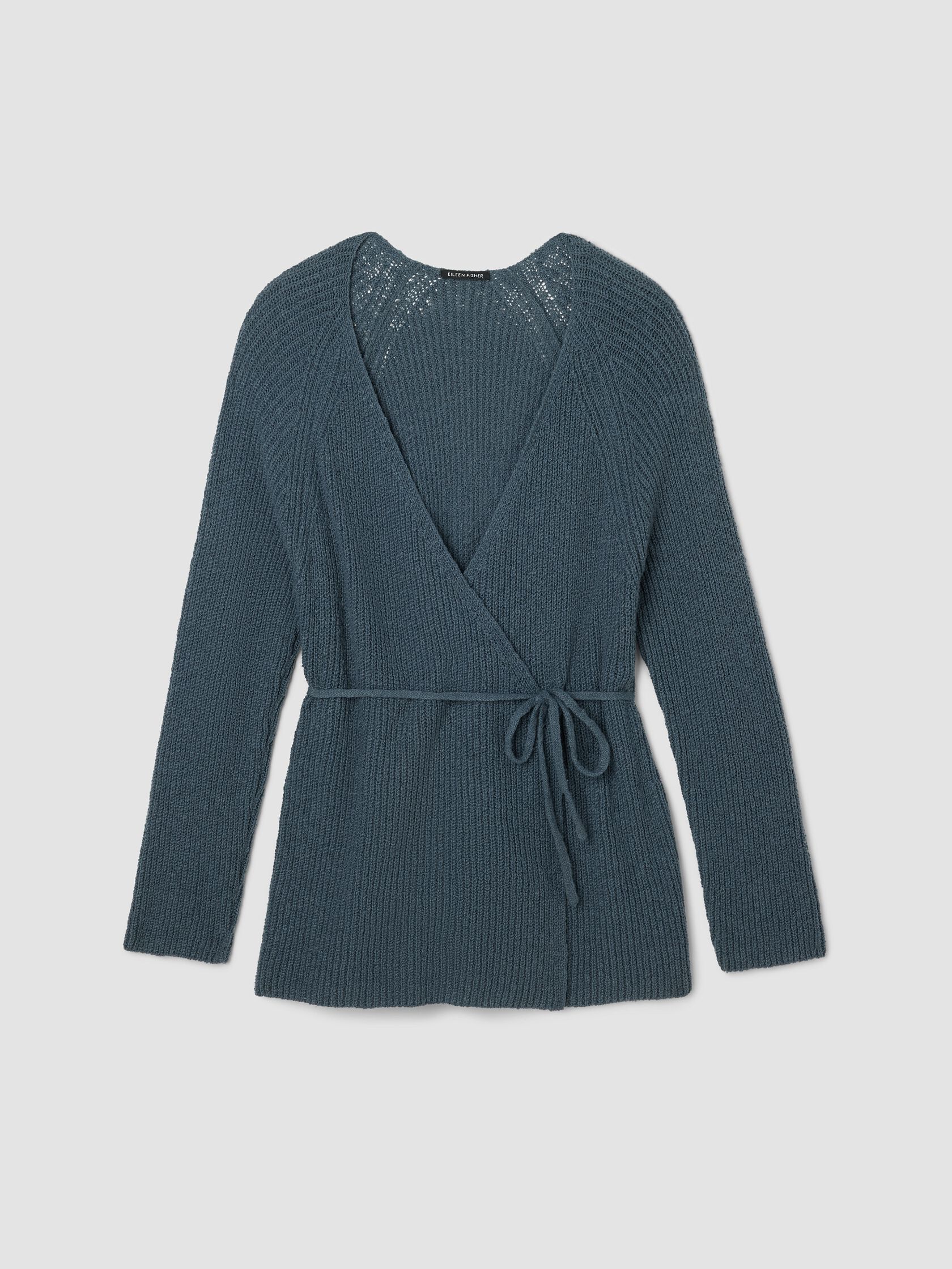 Peruvian Cotton Cloud V-Neck Cardigan