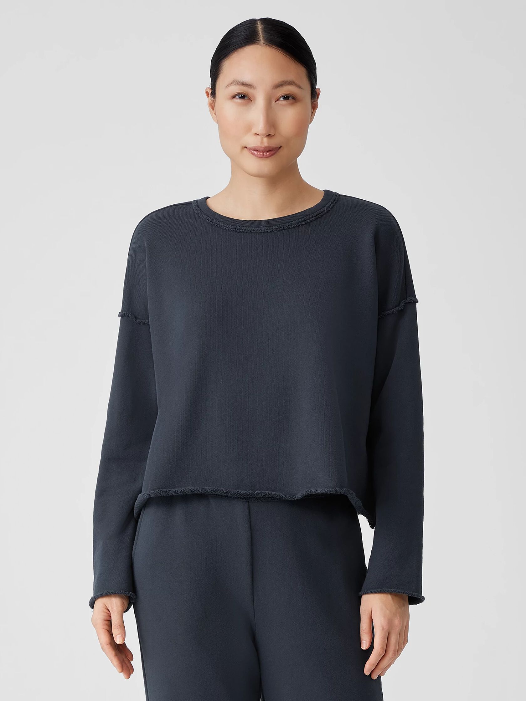 Organic Cotton French Terry Box-Top