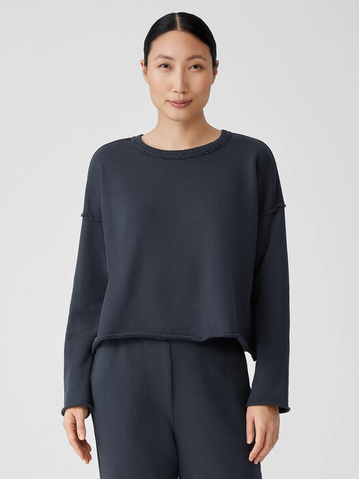 Organic Cotton French Terry Box-Top