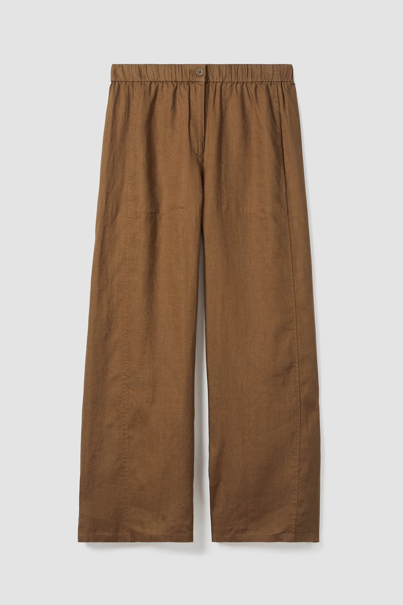 Organic Linen Wide Trouser Pant