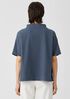 Traceable Organic Cotton Jersey Funnel Neck Top