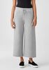 Organic Cotton French Terry Wide-Leg Pant