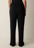 Ribbed Knit Wide-Leg Pant