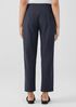 Washable Stretch Crepe Straight Pant