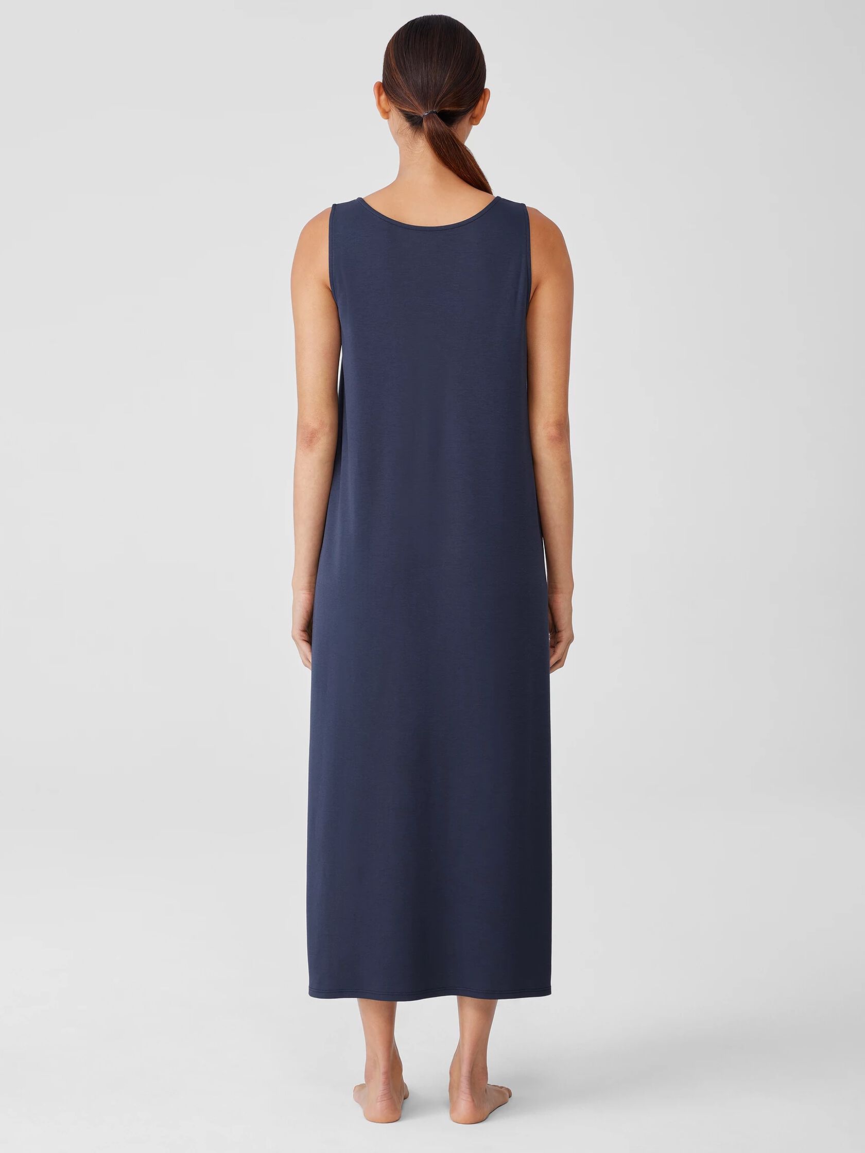 Cozy Organic Cotton Interlock Tank Dress