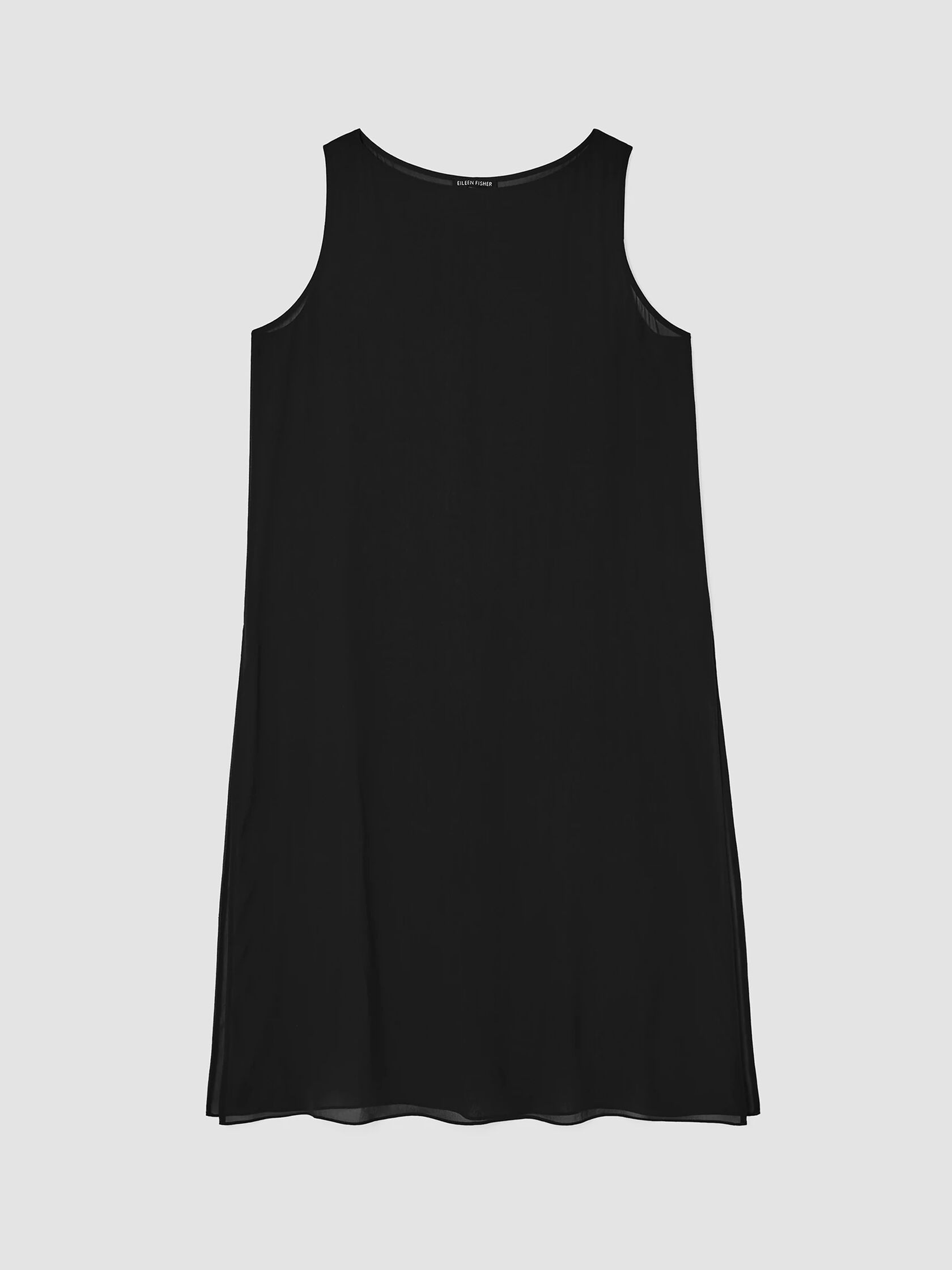 Eileen Fisher Women's Silk Square-neck Cami Top In Black