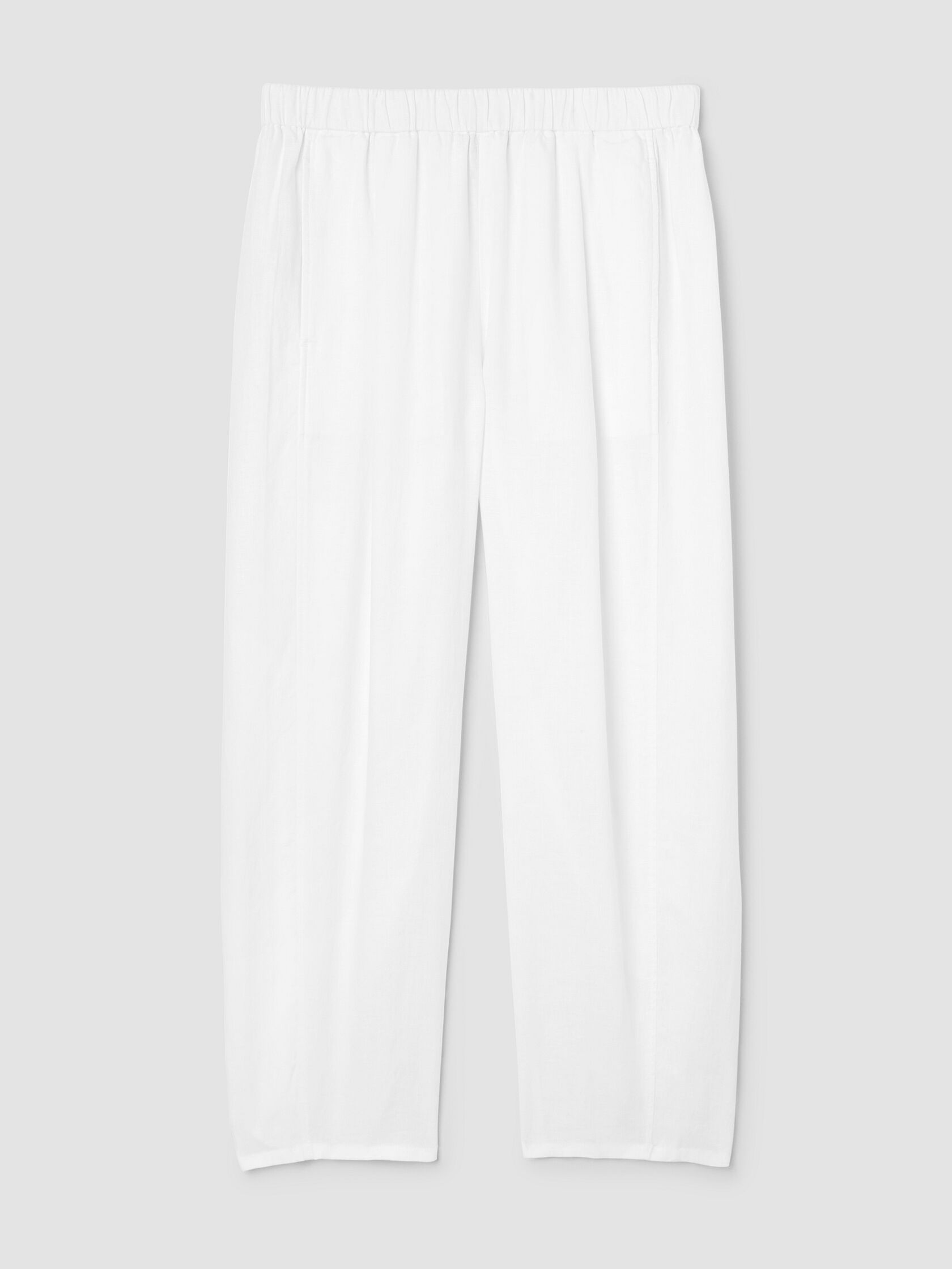 Organic Linen Pleated Lantern Pant