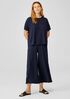 Lightweight Viscose Jersey Crew Neck Tee