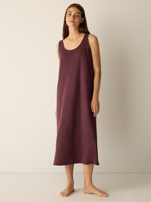 Organic Cotton Interlock Scoop Neck Sleep Dress