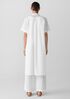 Organic Cotton Voile Box Band Collar Shirt