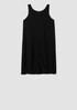 Silk Georgette Crepe Scoop Neck Dress
