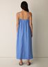 Striped Organic Cotton Gauze Cami Dress