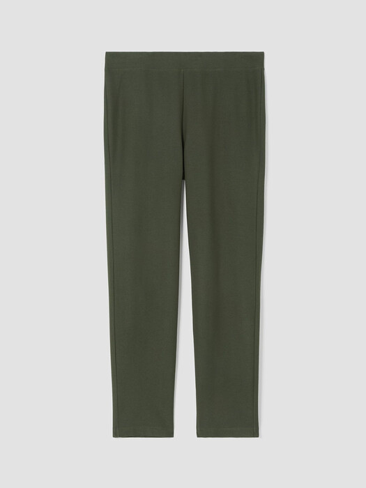 Washable Stretch Crepe Slim Pant