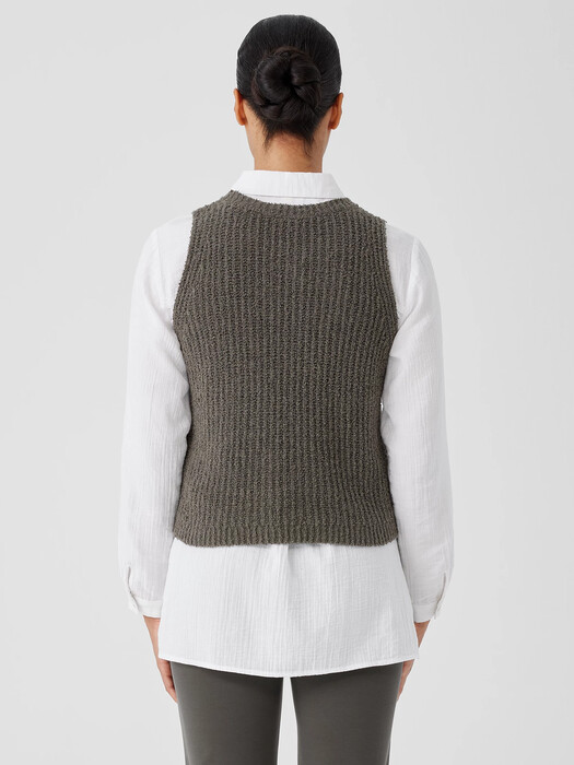 Cotton Fluff Crew Neck Top