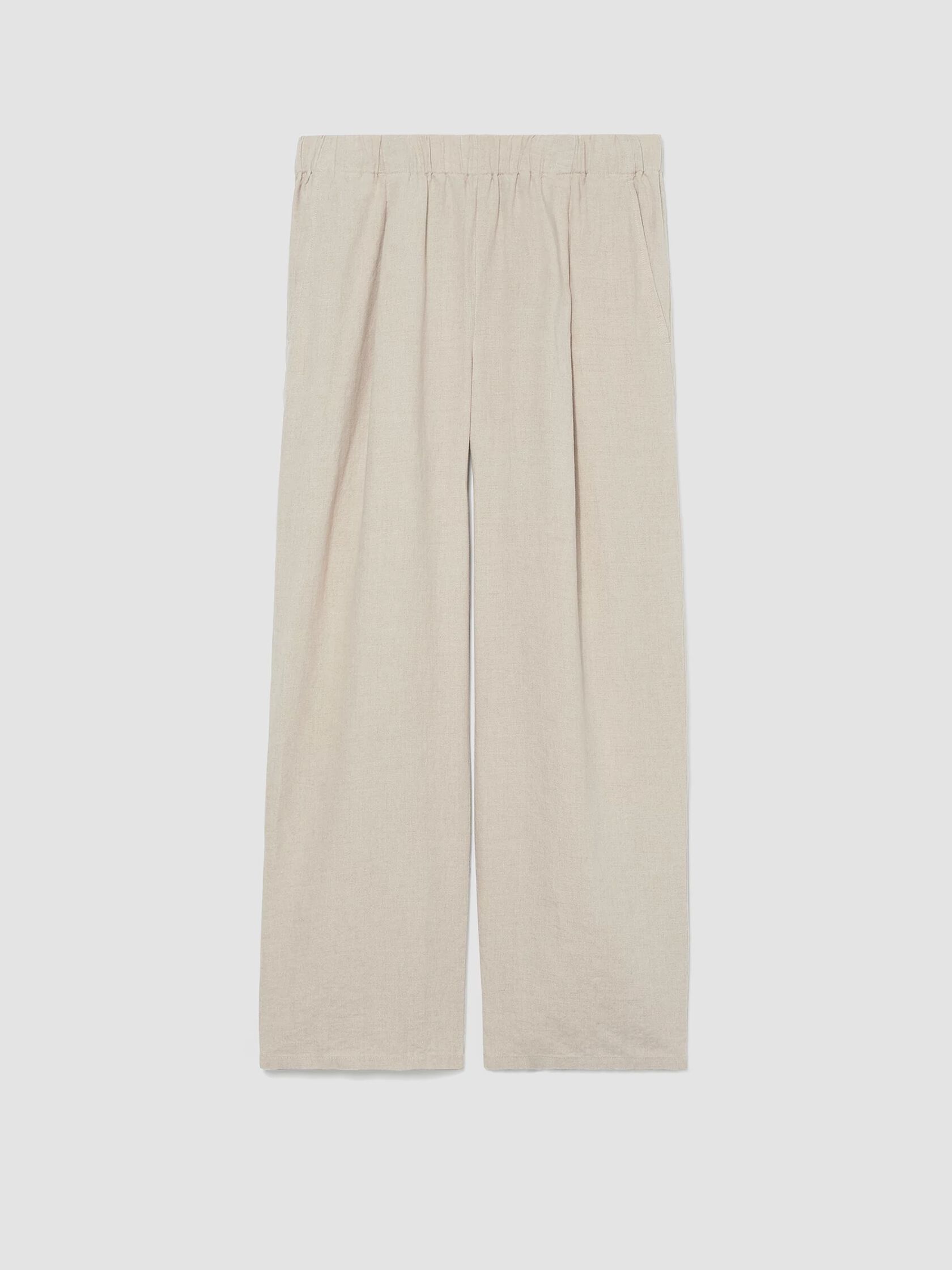 Organic Linen Straight Pant