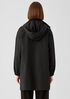 Light Cotton Nylon Stand Collar Long Coat