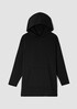 Cozy Brushed Terry Hug Hooded Long Top