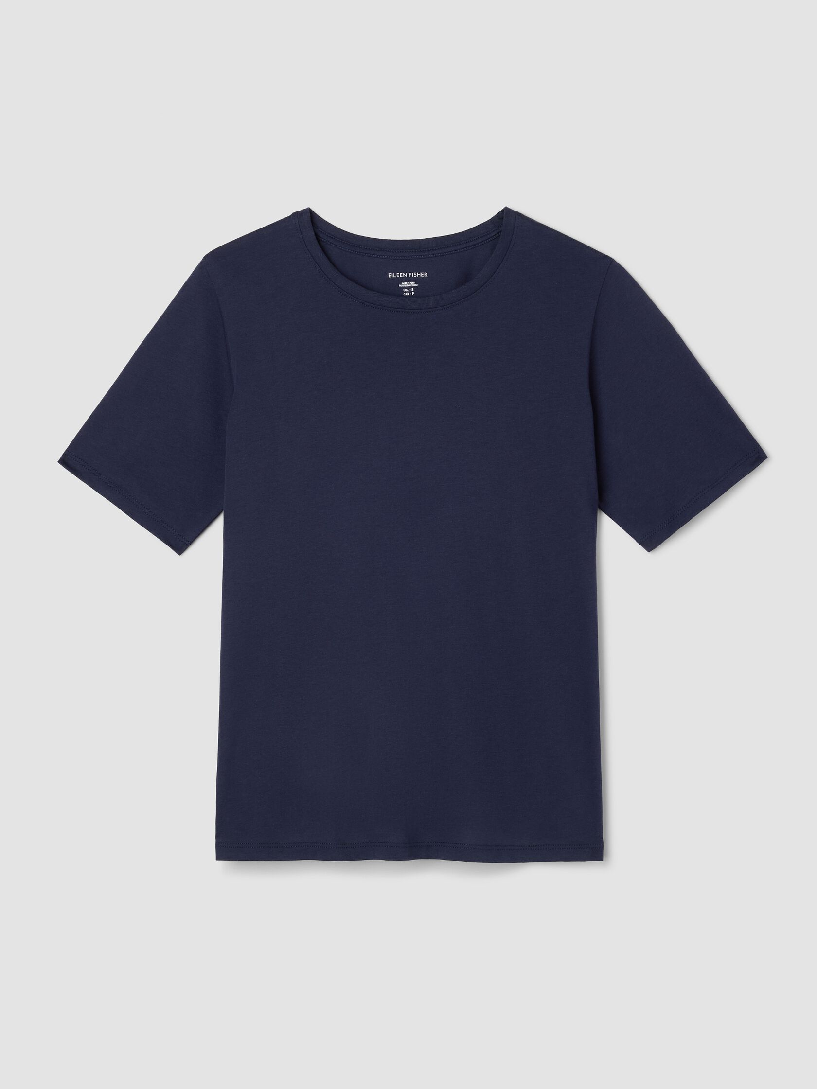 Organic Pima Cotton Jersey Round Neck Tee