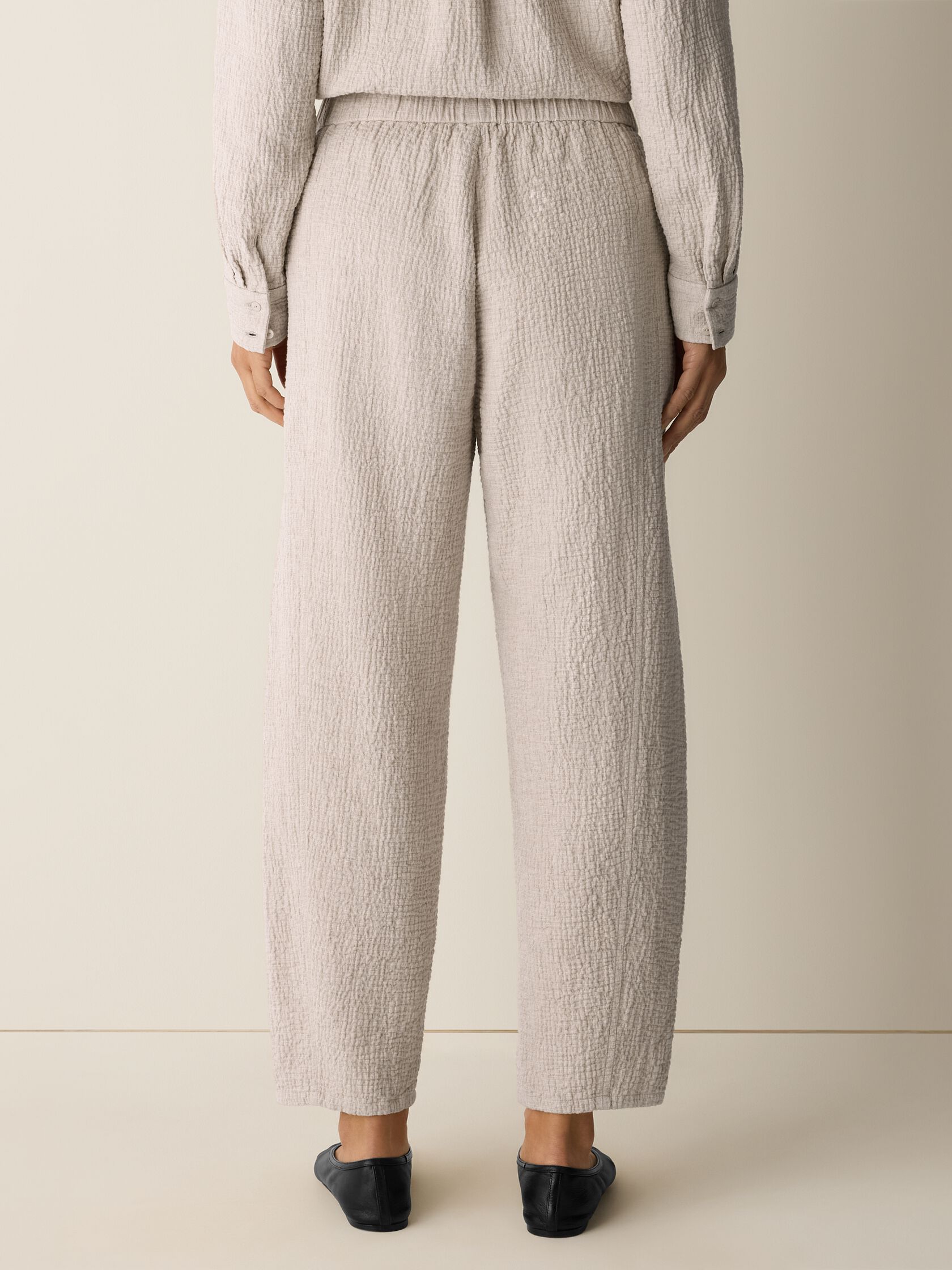 Organic Cotton Doubleweave Lantern Pant