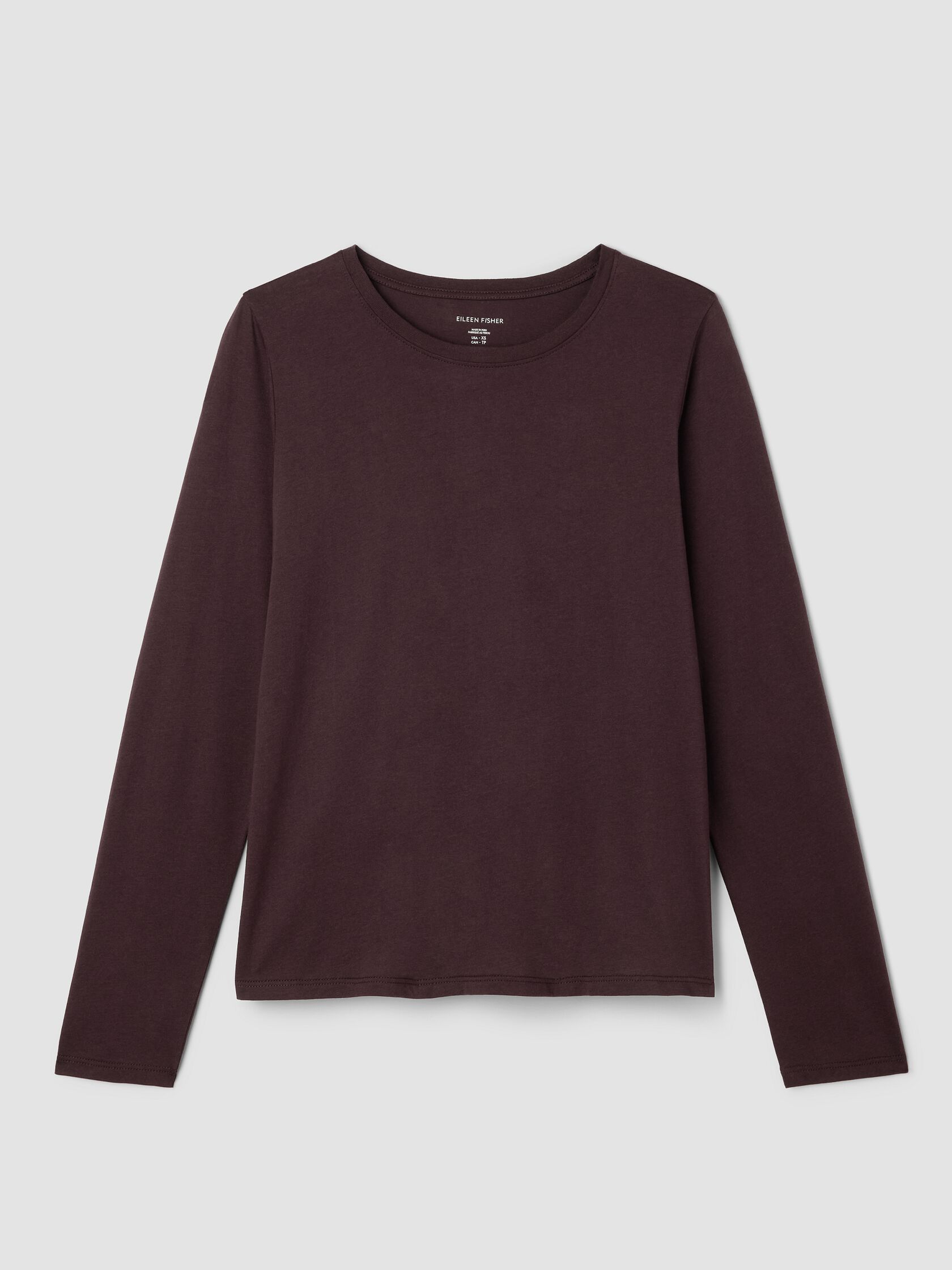 Organic Pima Cotton Jersey Long-Sleeve Tee