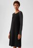 Merino Rib Dress in Regenerative Wool