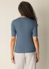 Organic Cotton Stretch Rib Crew Neck Tee