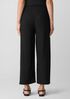 Woven Plissé Wide-Leg Pant