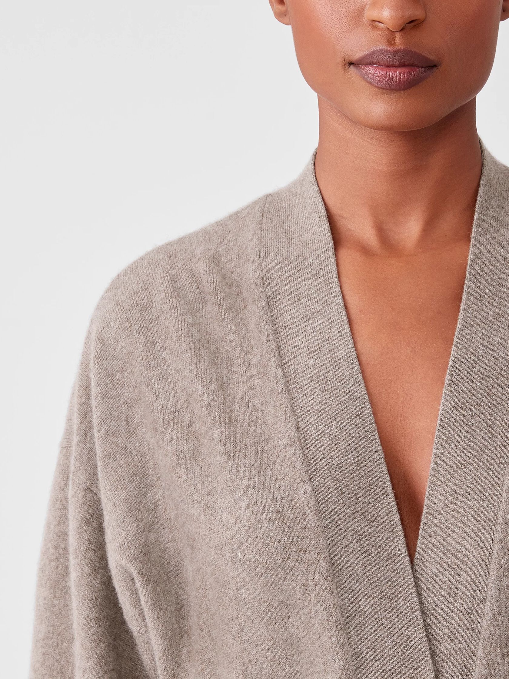 Brushed Cashmere Robe