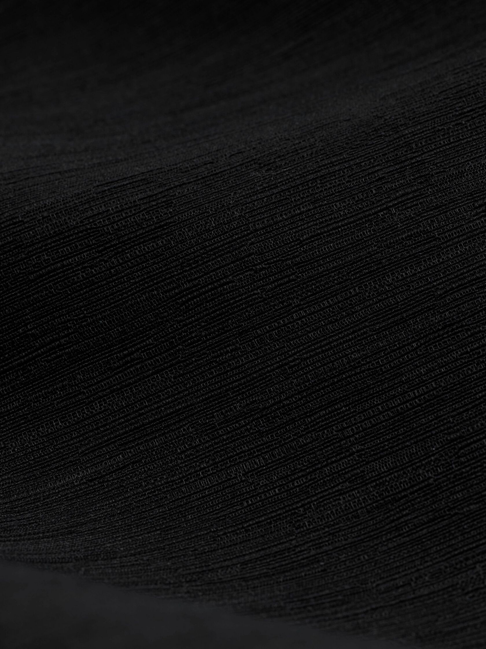 Textured Silk Weave Round Neck Coat