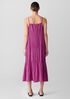Washed Silk Smocked Cami Dress