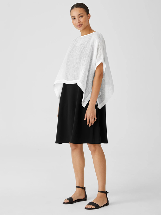 Organic Linen Gauze Poncho