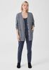 Cotton and Recycled Cashmere V-Neck Cardigan