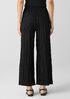 Crushed Silk Wide-Leg Pant