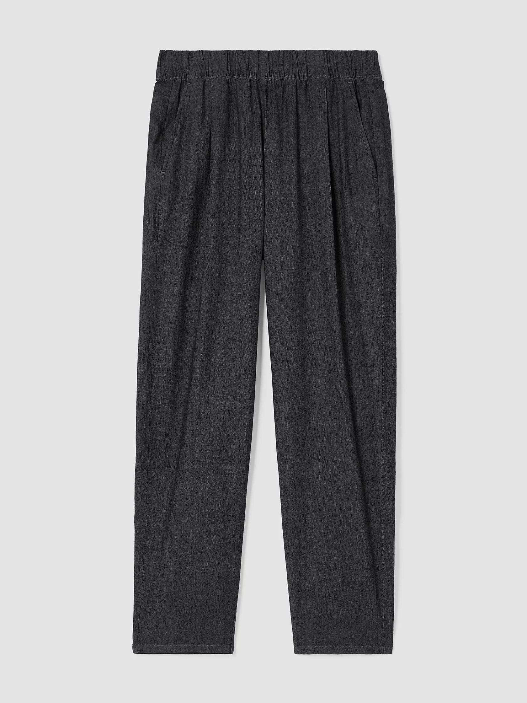 Airy Organic Cotton Twill Tapered Pant