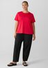 Organic Pima Cotton Jersey Round Neck Tee
