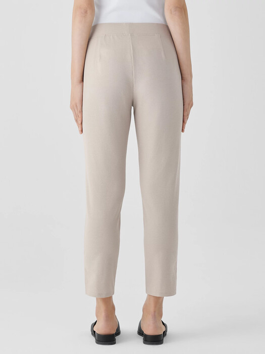 Washable Stretch Crepe Pant with Slits