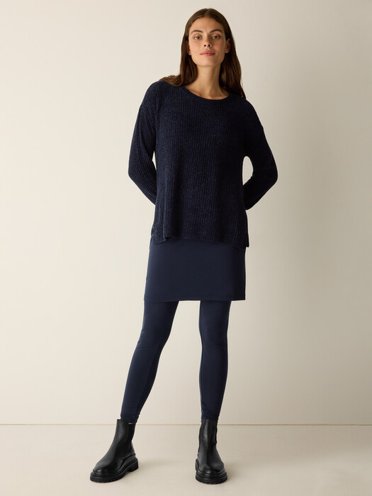 Stretch Jersey Knit Skirted Legging