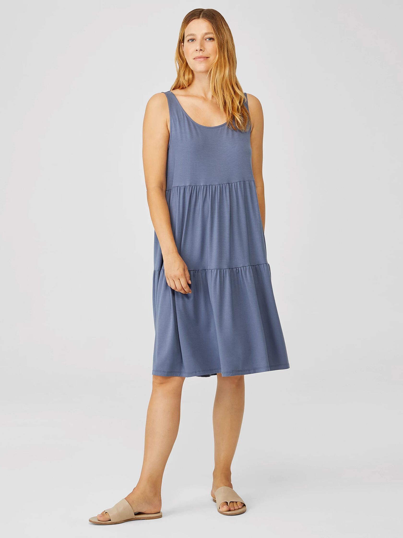 Fine Jersey Tiered Dress