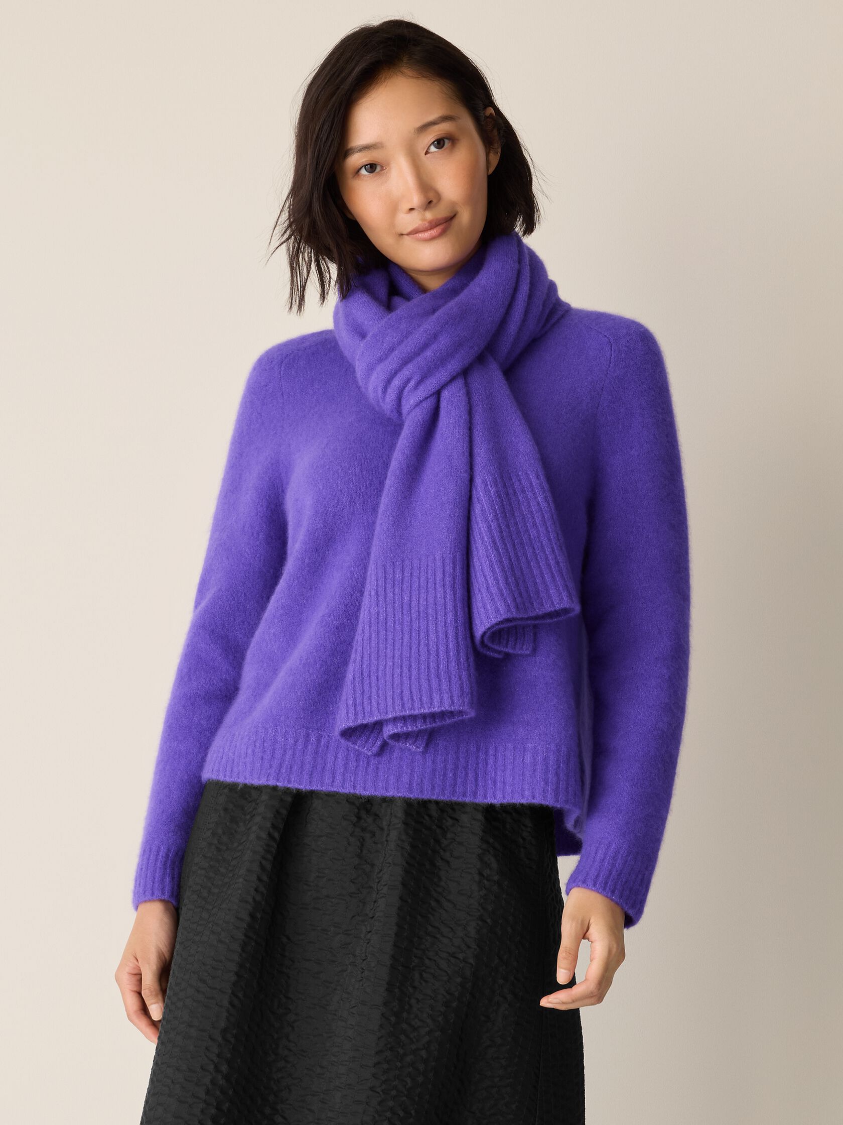 Cashmere Silk Boucle Bliss Scarf