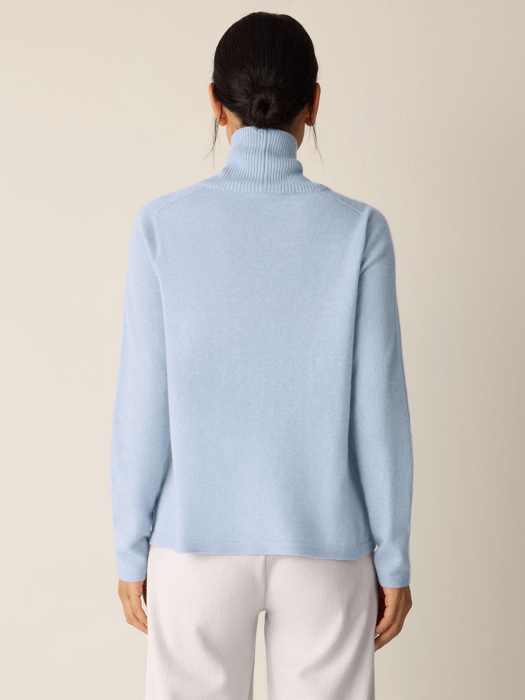 Italian Cashmere Turtleneck Top