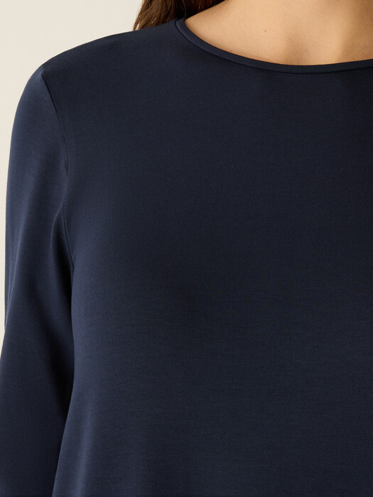 Stretch Jersey Knit Oval Dress